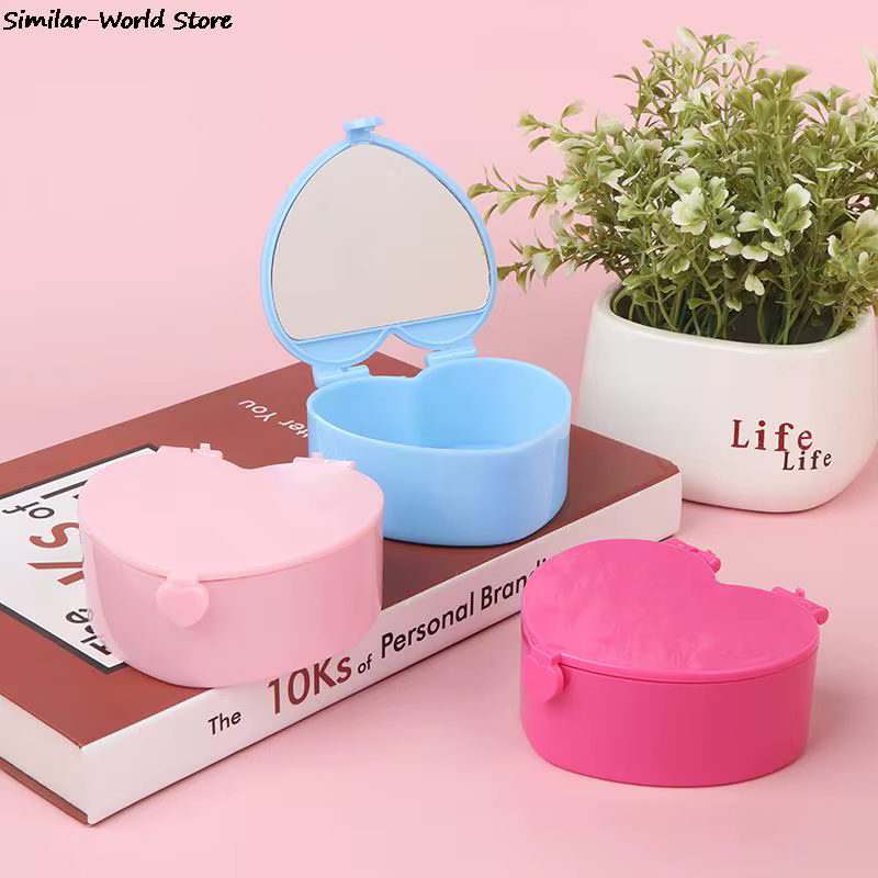 Boîte à Bijoux en Forme de Cœur Rose pour Fille