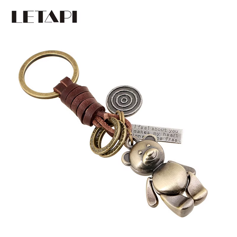 LETAPI 2025 nouvelle marque porte-clés ours