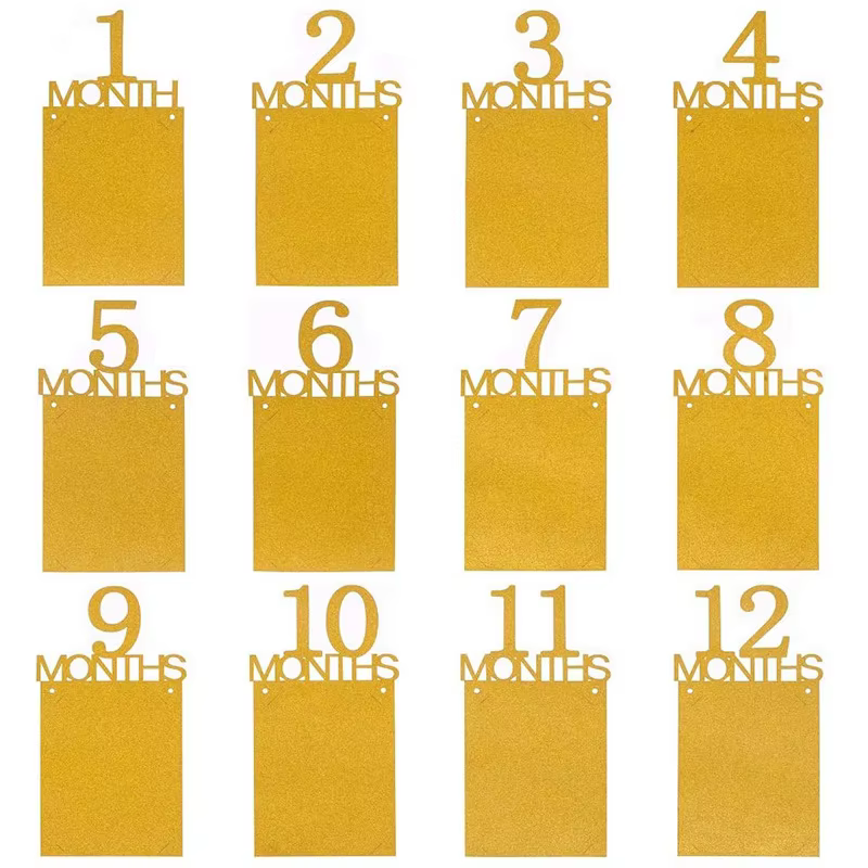 Banderole avec photo pour anniversaire de bébé