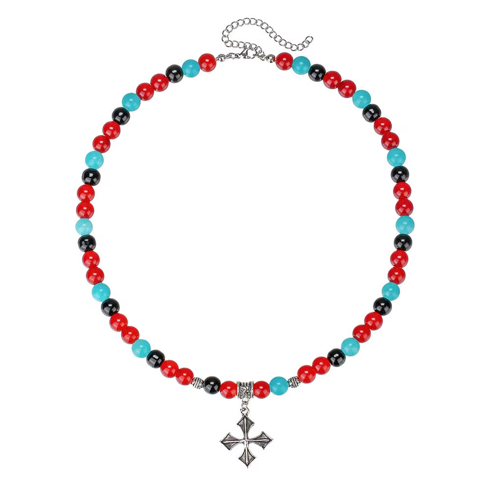 Collier Pendentif Croix Bohème d'Été pour Hommes