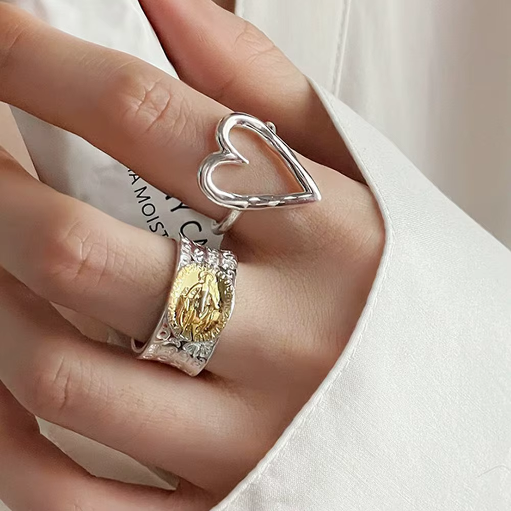 BF CLUB – bague en argent Sterling 925 pour femmes