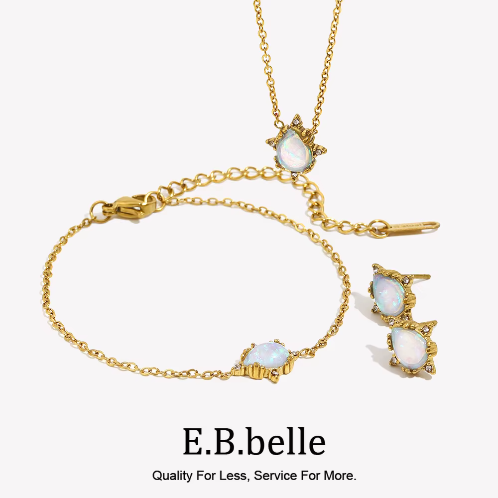 E.B.belle – ensemble de bijoux de mariée élégants