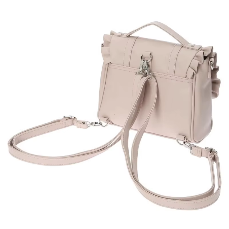 Lolita Knot femmes Bapa sac à main simple épaule bandoulière Double sac coréen Sle décontracté en cuir PU Kawaii sac à dos Ita sac