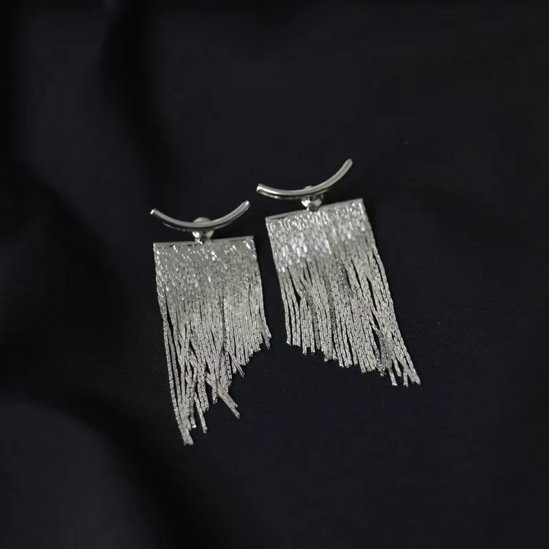 Boucles d'oreilles longues pampilles de Rotterdam pour femmes