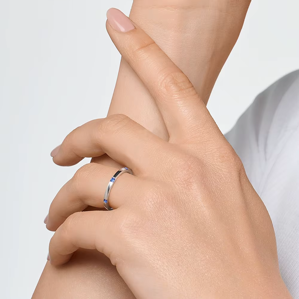 Bague avec pierres Style européen