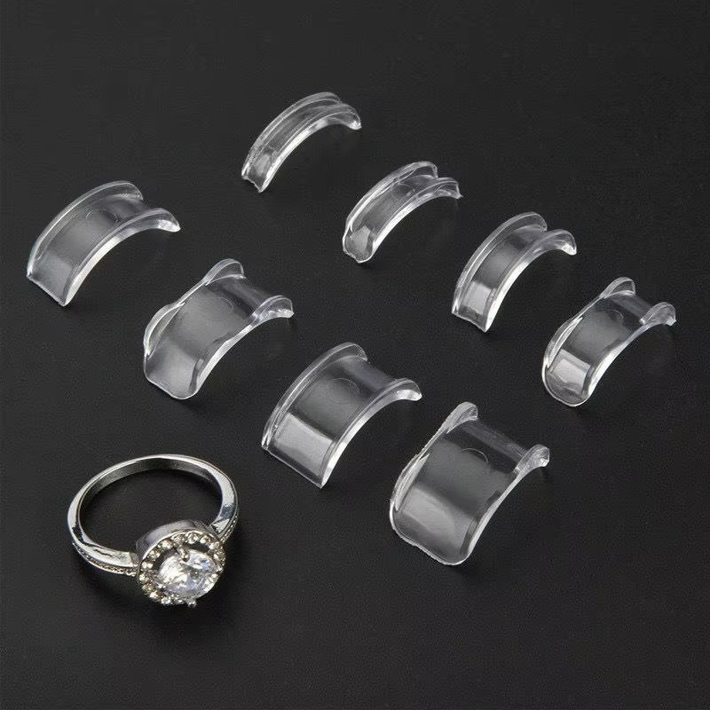 Ajusteur de taille de bague en silicone