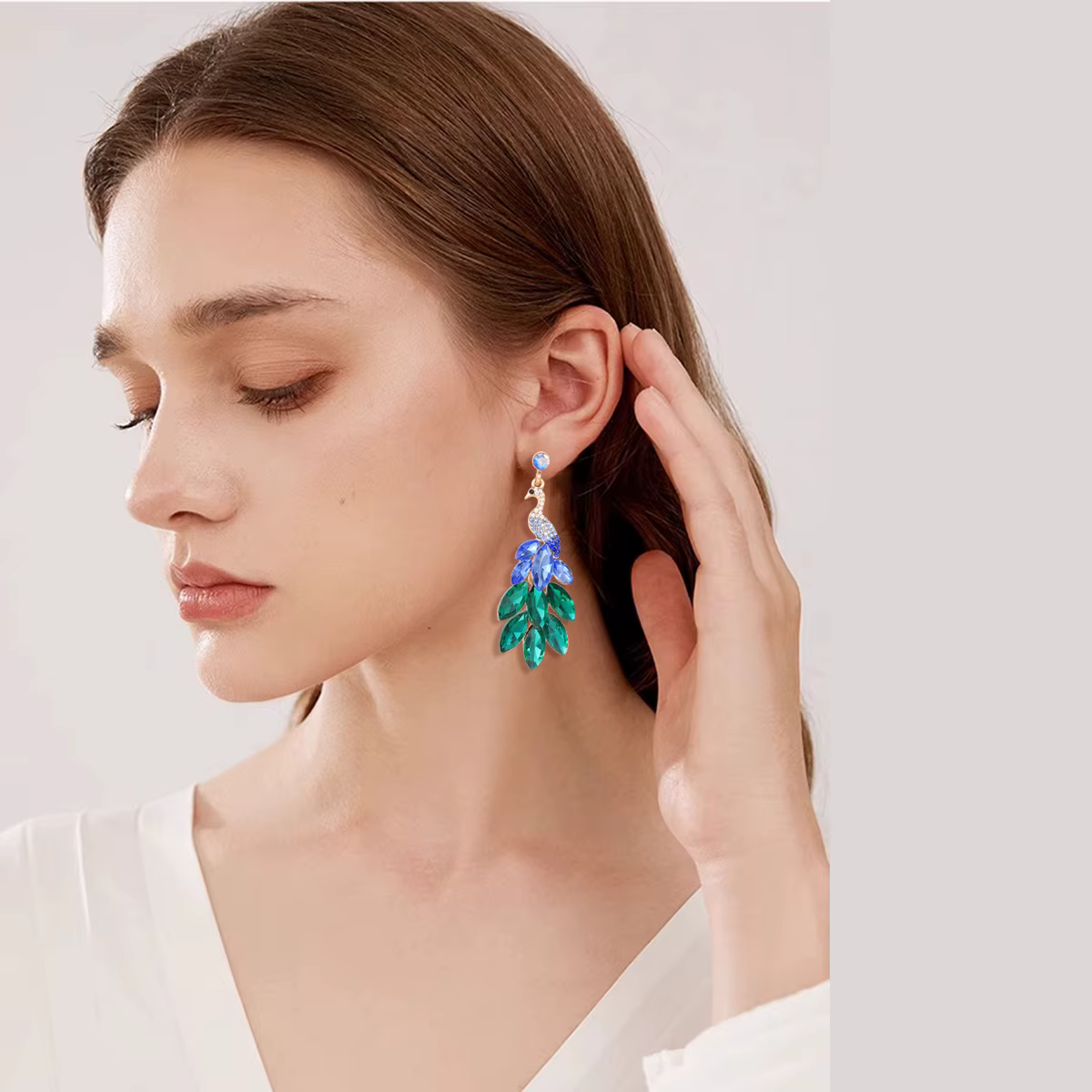 Boucles d'oreilles de luxe léger