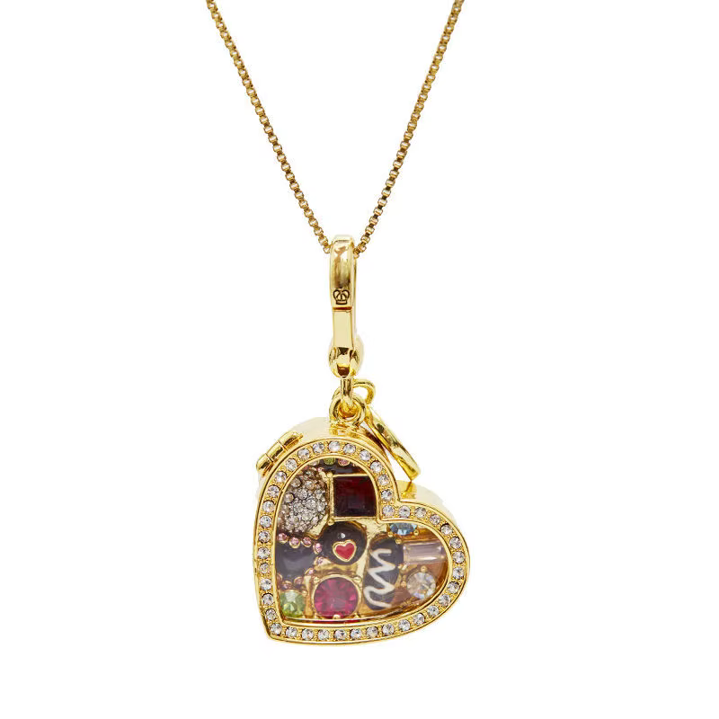 Lovely Sweet Wind-Collier pendentif en émail chocolat