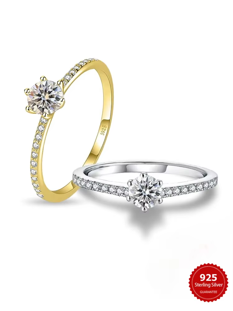 Bague simple en argent Sterling 925 pour femmes