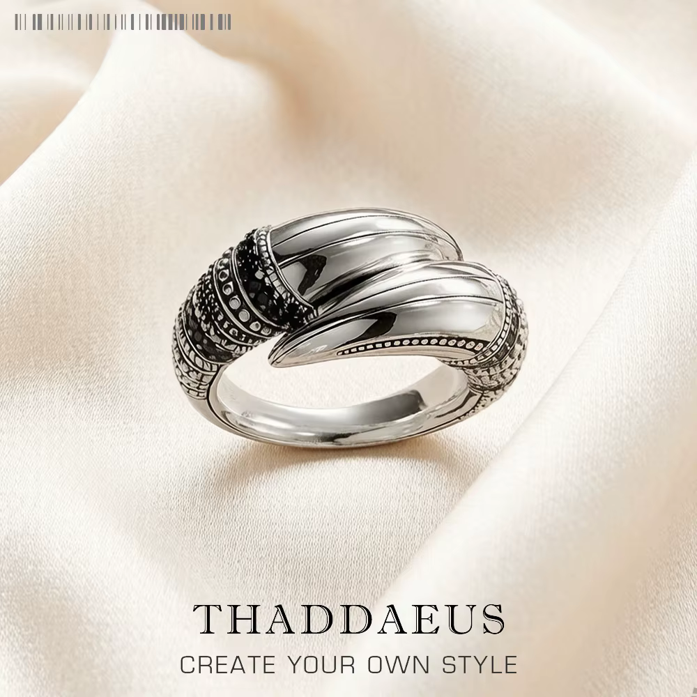 Bague à griffes en argent Sterling 925