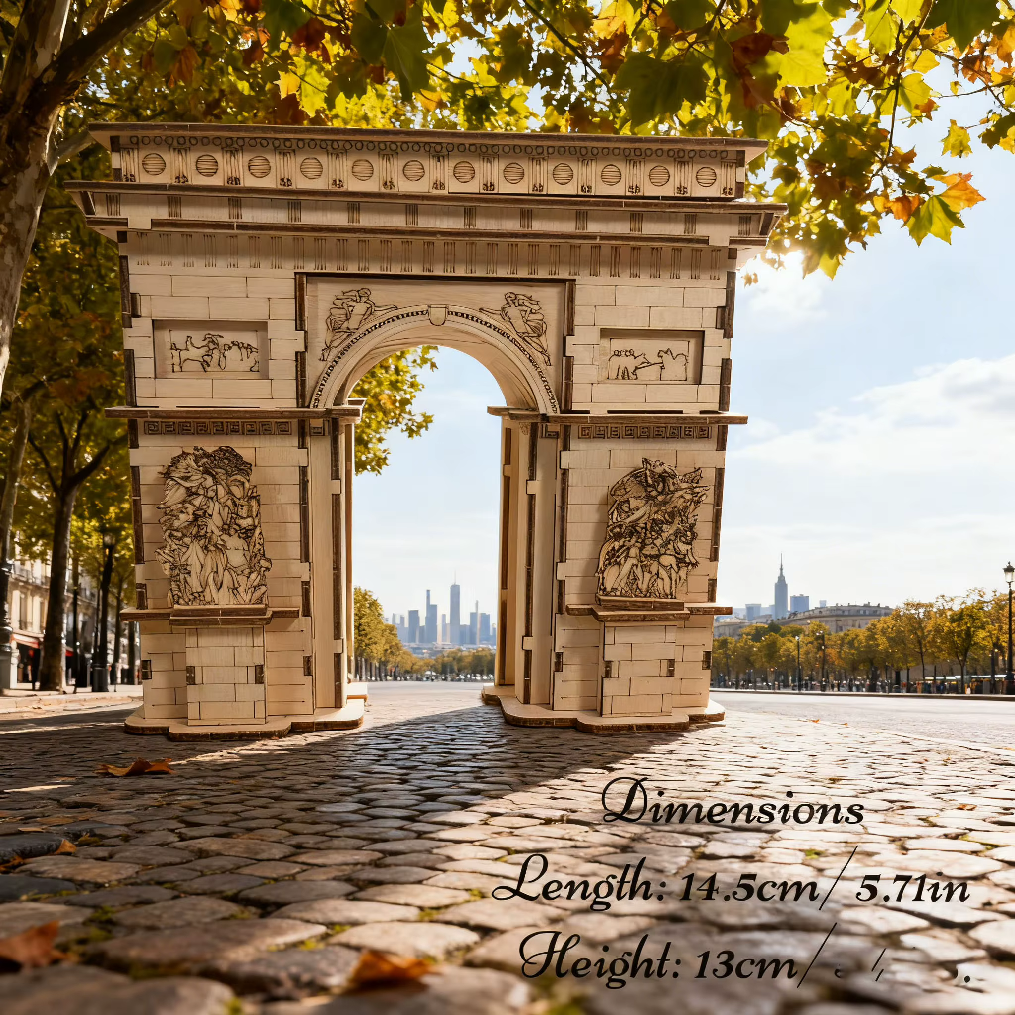 Arc de triomphe en bois