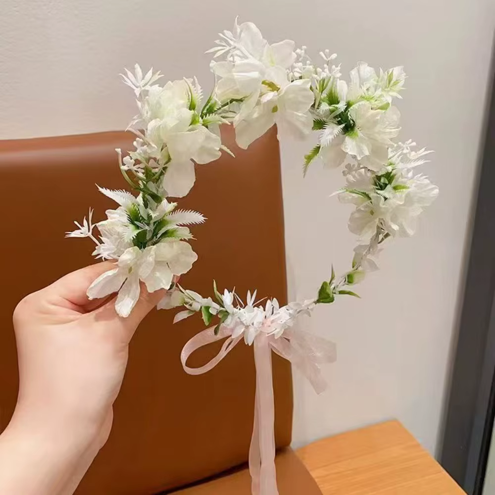 Coiffure couronne florale de Style bohème pour femmes