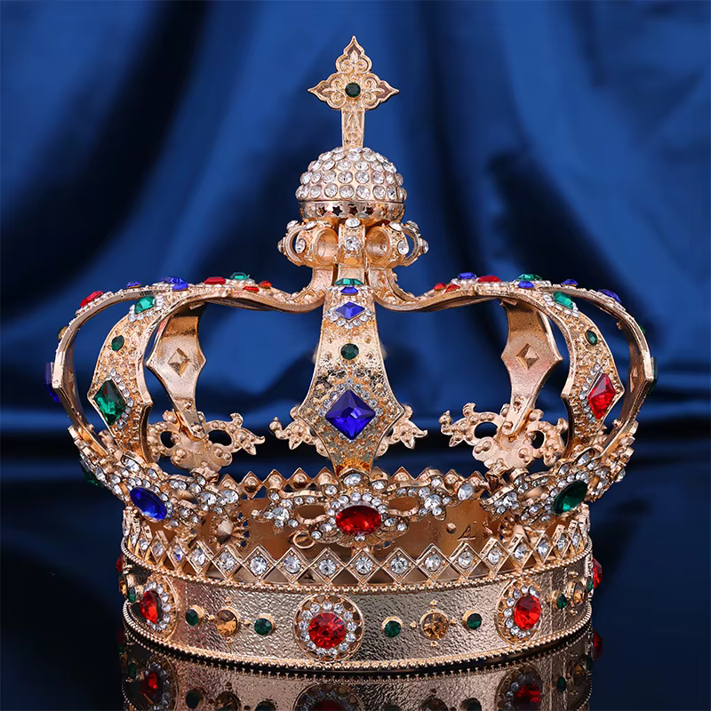 Magnifiques diadèmes et couronnes en cristal Royal Vintage