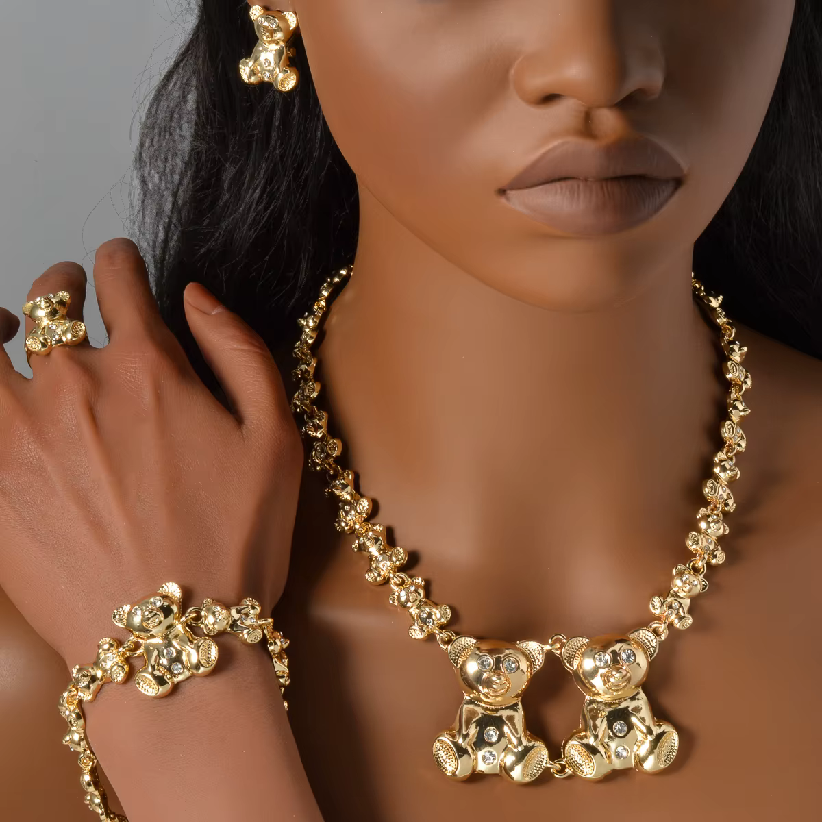Ensemble de bijoux ensoleillés