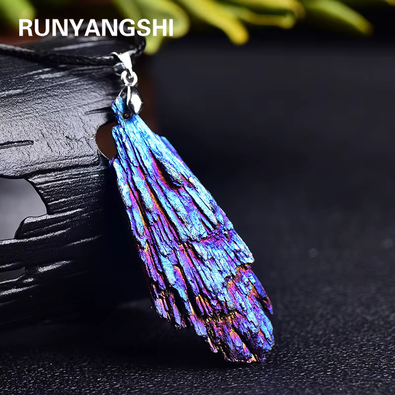 Collier pendentif en cristal naturel pour femme