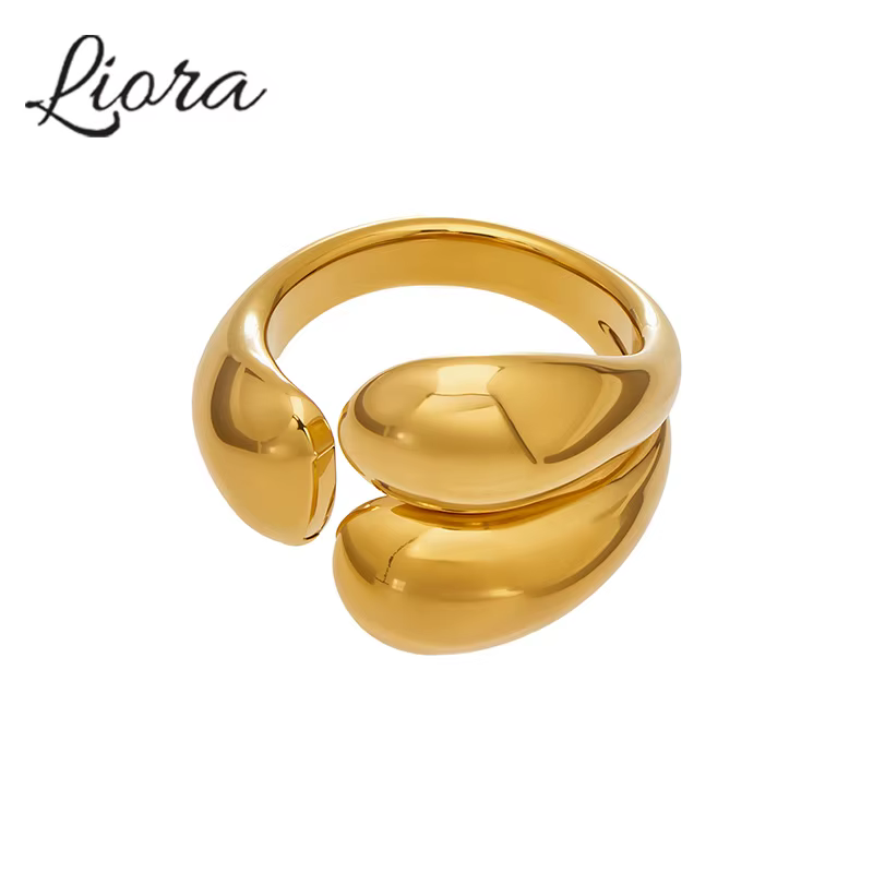 Liora – bagues minimalistes couleur or pour femmes