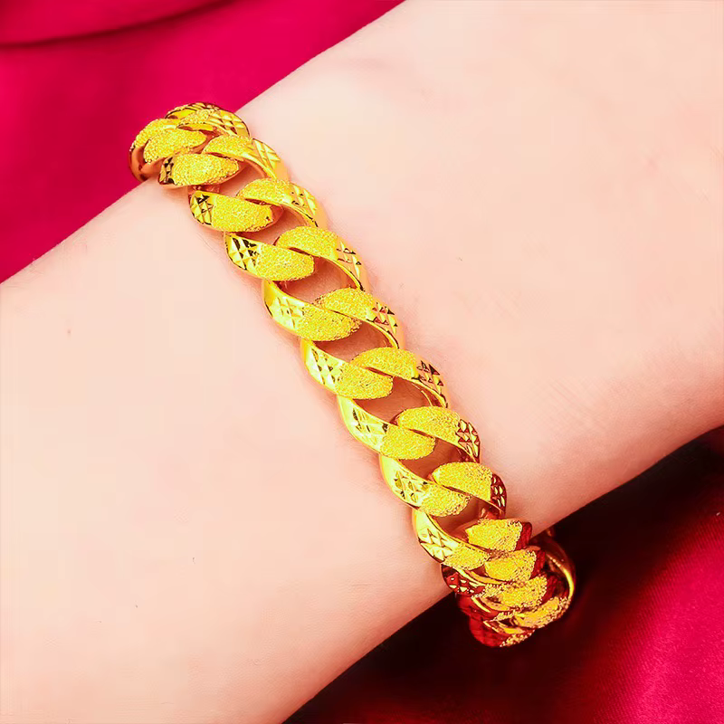 Bracelet de luxe en or véritable 9999