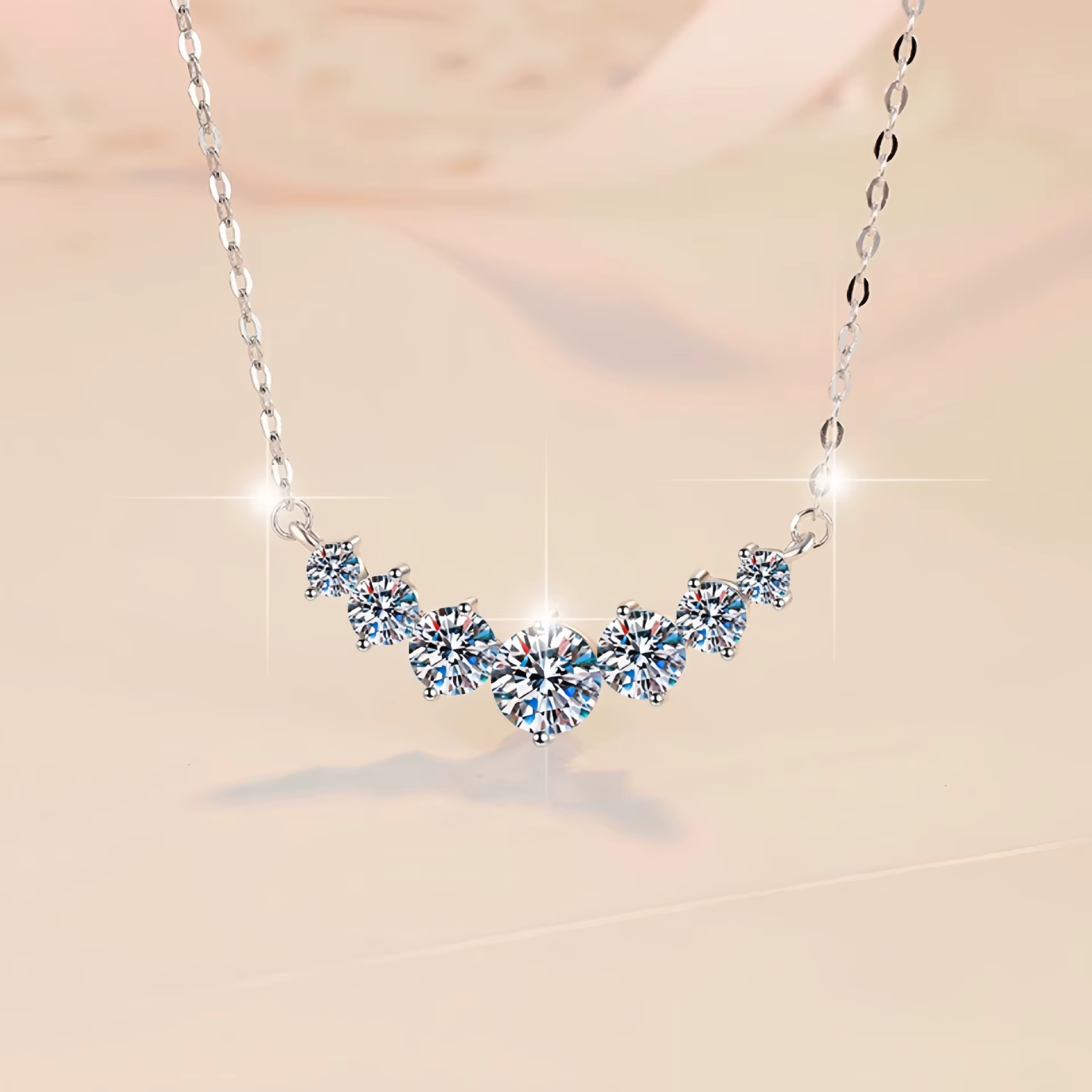 Collier pendentif en argent Sterling 925 en Zircon 5A pour femmes