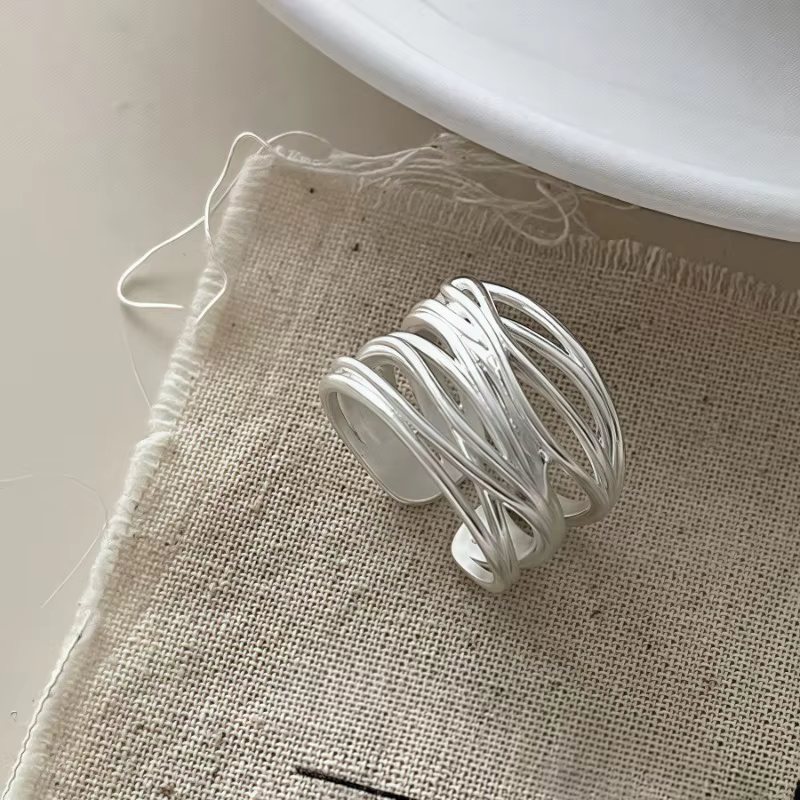 Bagues ouvertes en argent Sterling 925 pour femmes