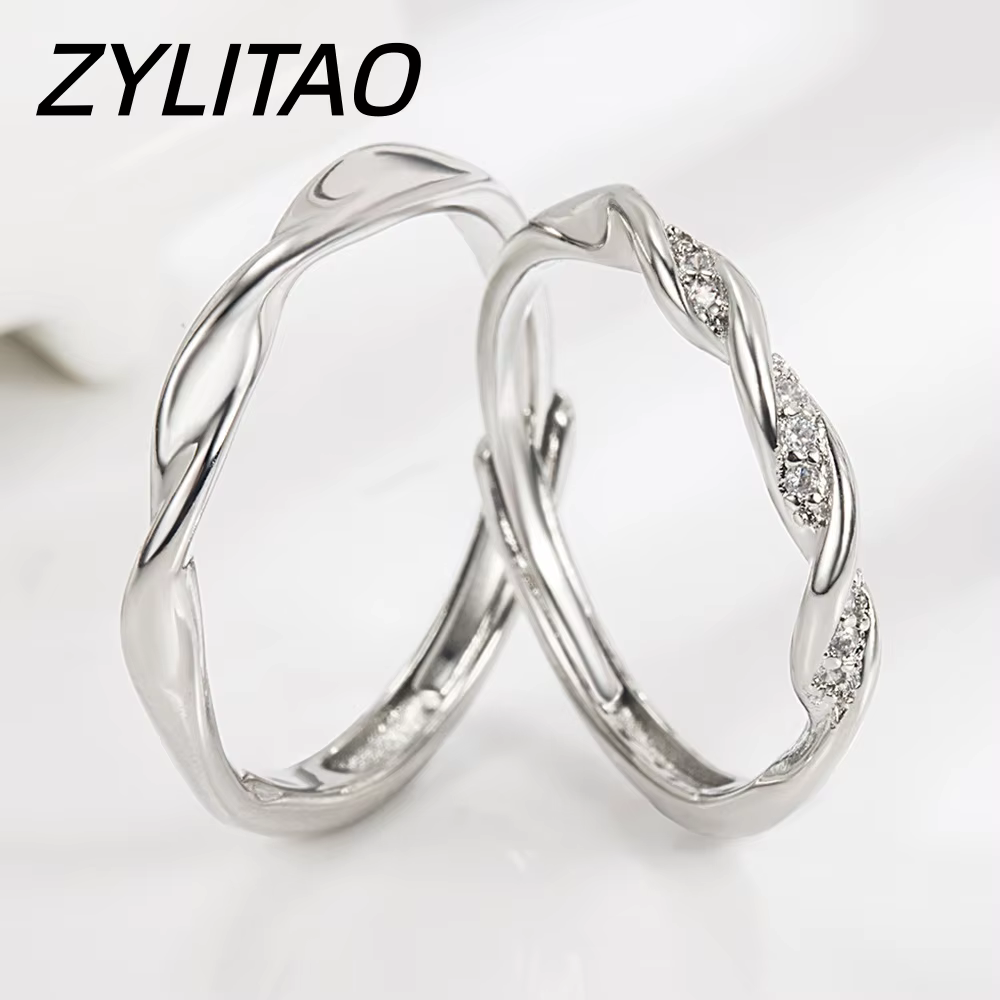 Bague Mobius en argent Sterling 925