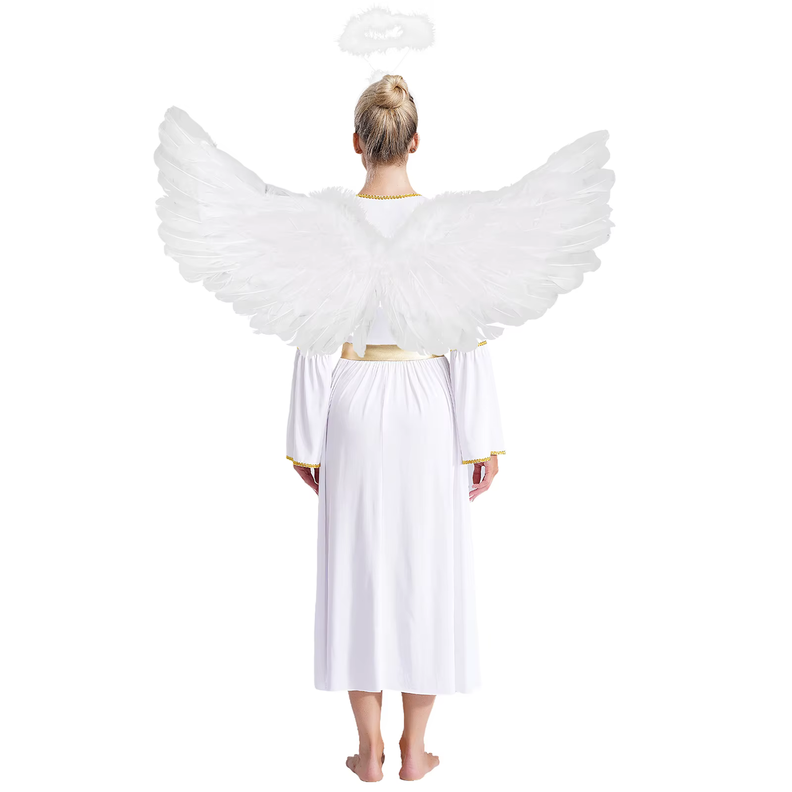 Costume d'ange 3 pièces pour femmes