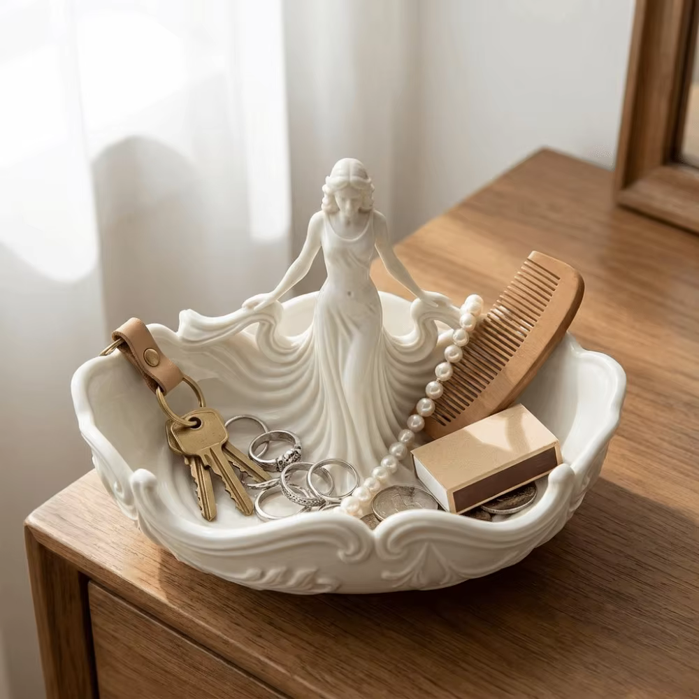 Plateau de rangement élégant pour bijoux