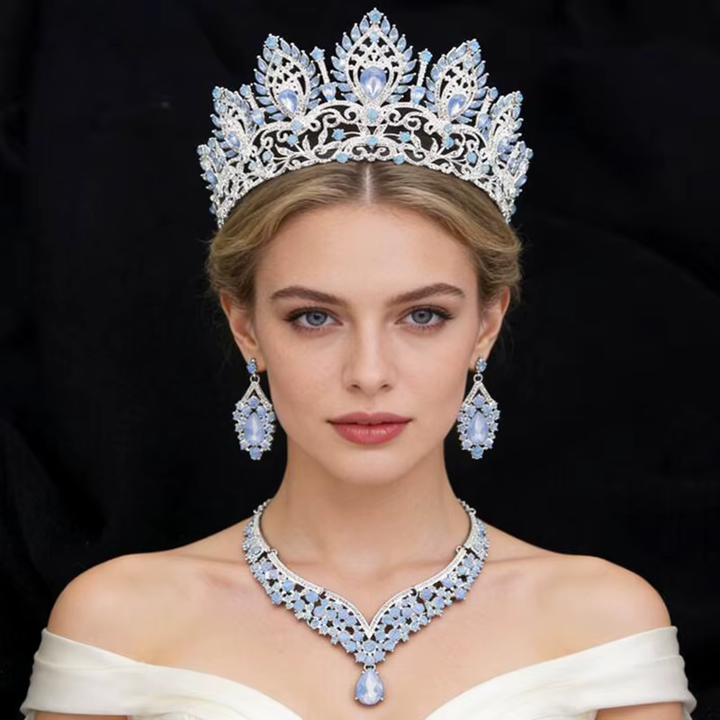 Parures de bijoux Princesse Reine Mariée pour femmes