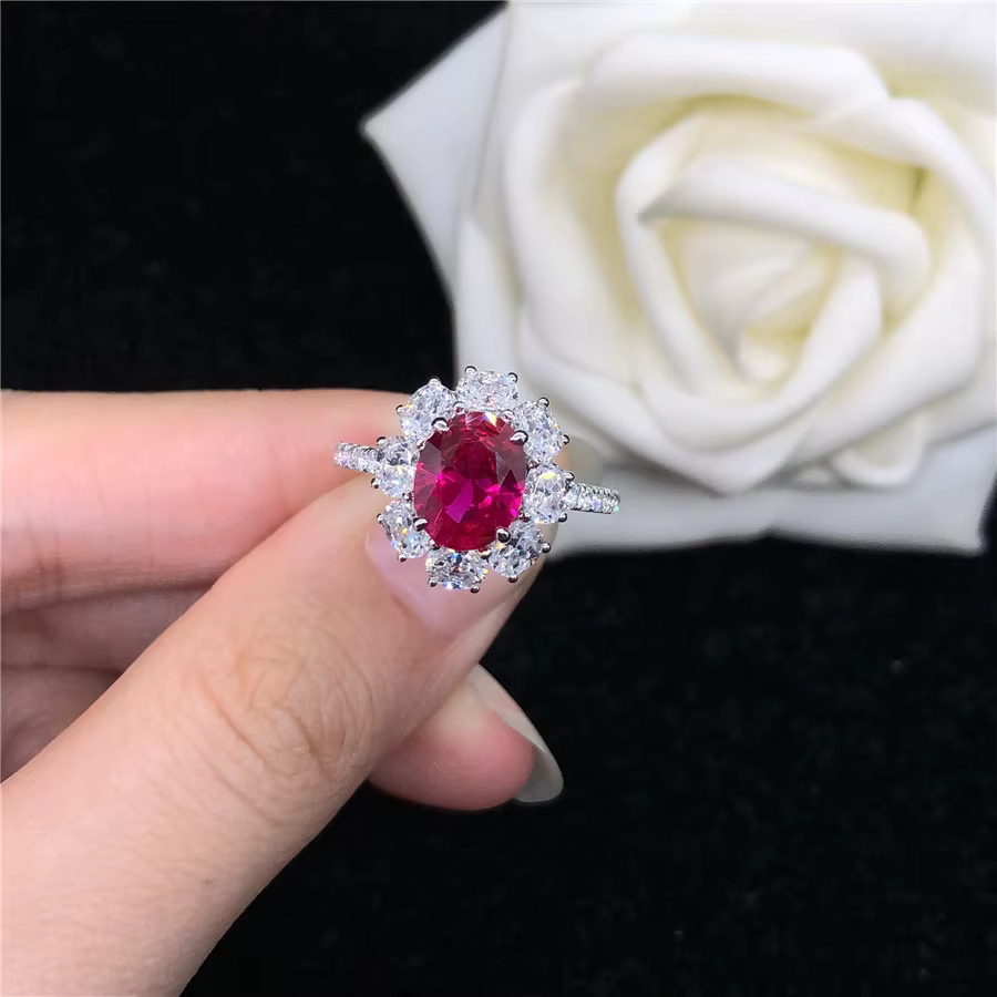 Fabulous-Bague de fiançailles en diamant adrenDiamond pour femme