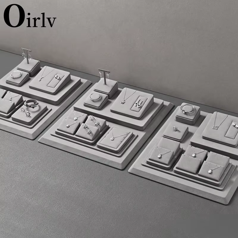 Oirlv-Présentoir à Bijoux en Microcarence de Luxe