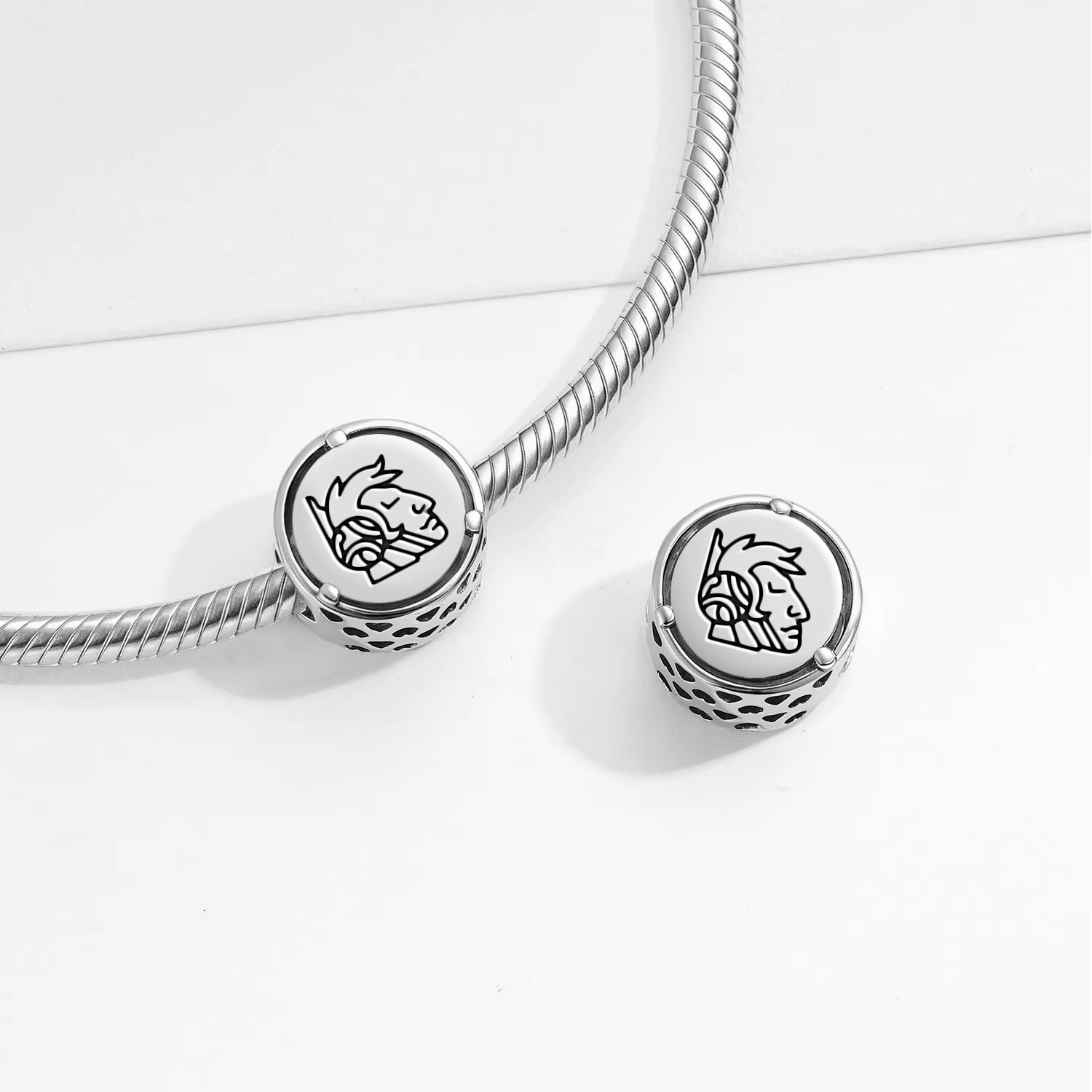 Mayan Kukulkán – breloque symbole en argent Sterling 925, adaptée au Bracelet Original, accessoires de bijoux à bricoler soi-même, perle familiale