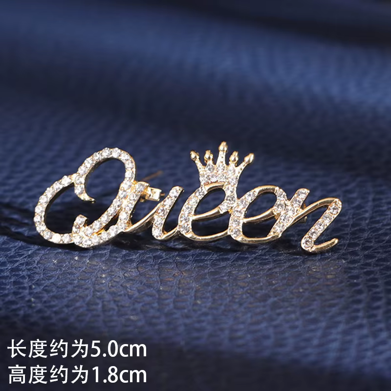 Broches de luxe en strass pour femmes