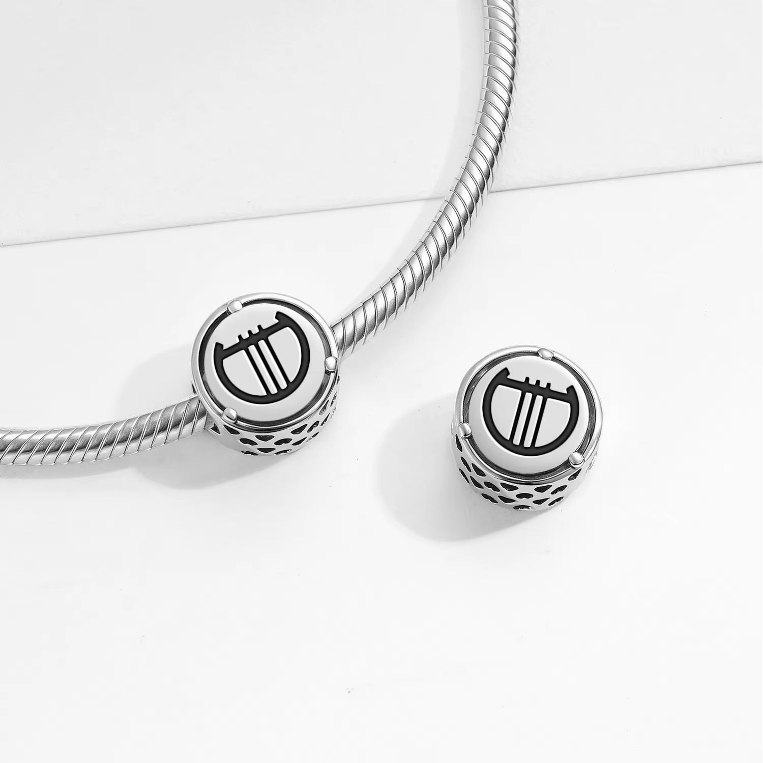 Mythologie grecque Apollon Apollo 925 argent Sterling symbole breloque ajustement Original Bracelet bijoux à bricoler soi-même accessoires perle de famille
