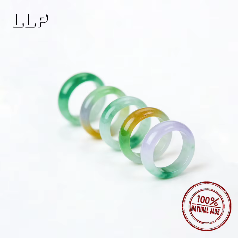 Bague en jadéite 100% naturelle véritable