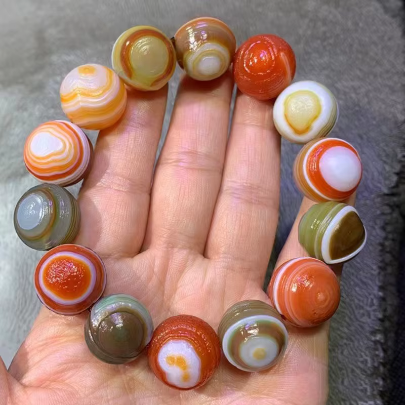 Nouveau bracelet Alxa naturel, bracelet de style ethnique exquis et à la mode.