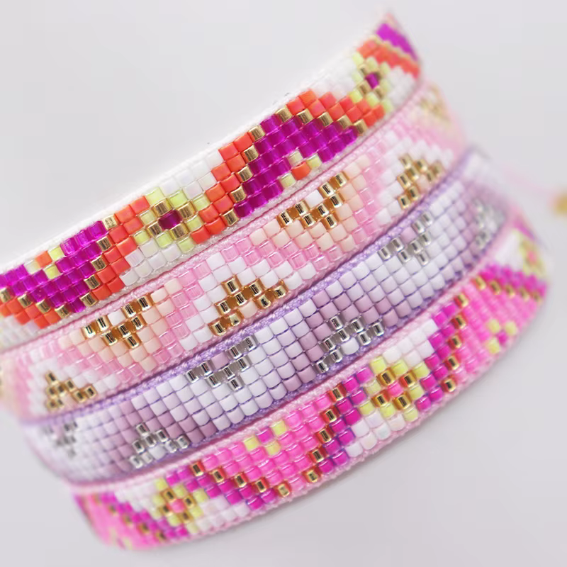 BLUESTAR 2024 délicat Miyuki Bracelets de perles à la main été plage bijoux pour femmes adolescente Boho mode