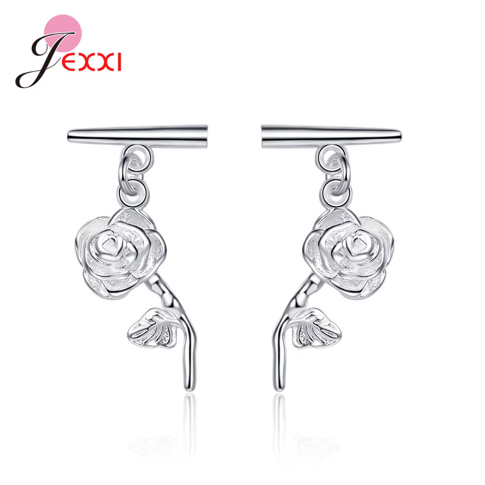 Boucles d'oreilles en argent Sterling 925 pour femmes et filles