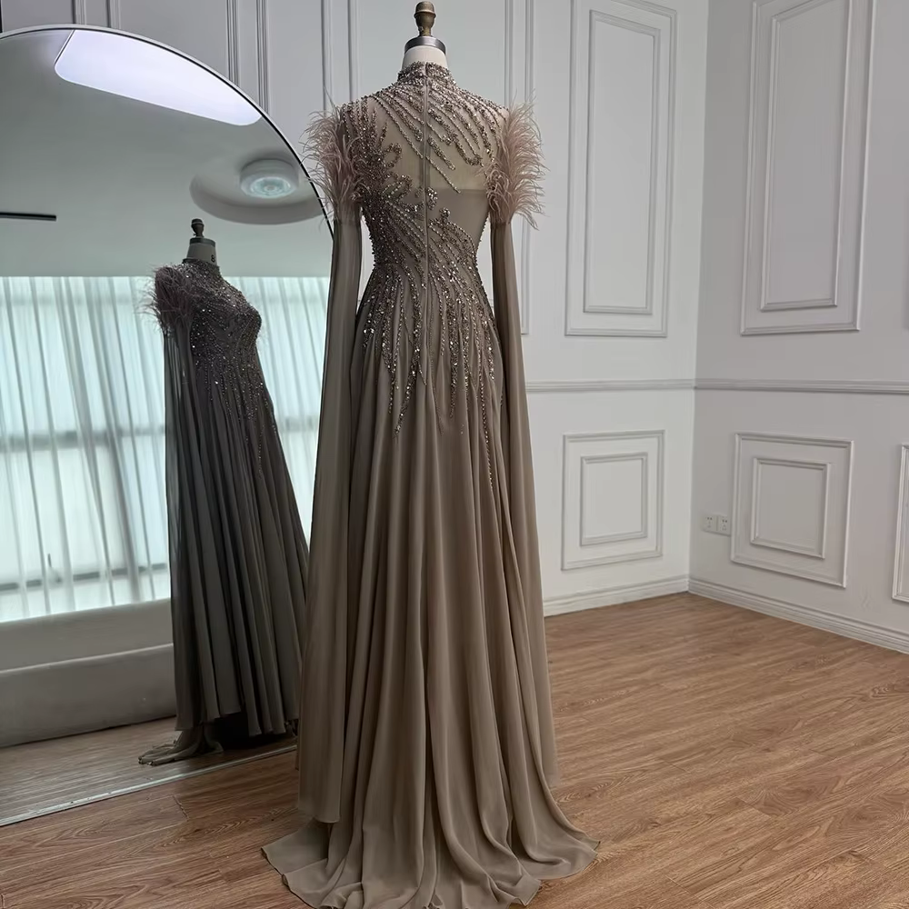 Robe de soirée trapèze élégante