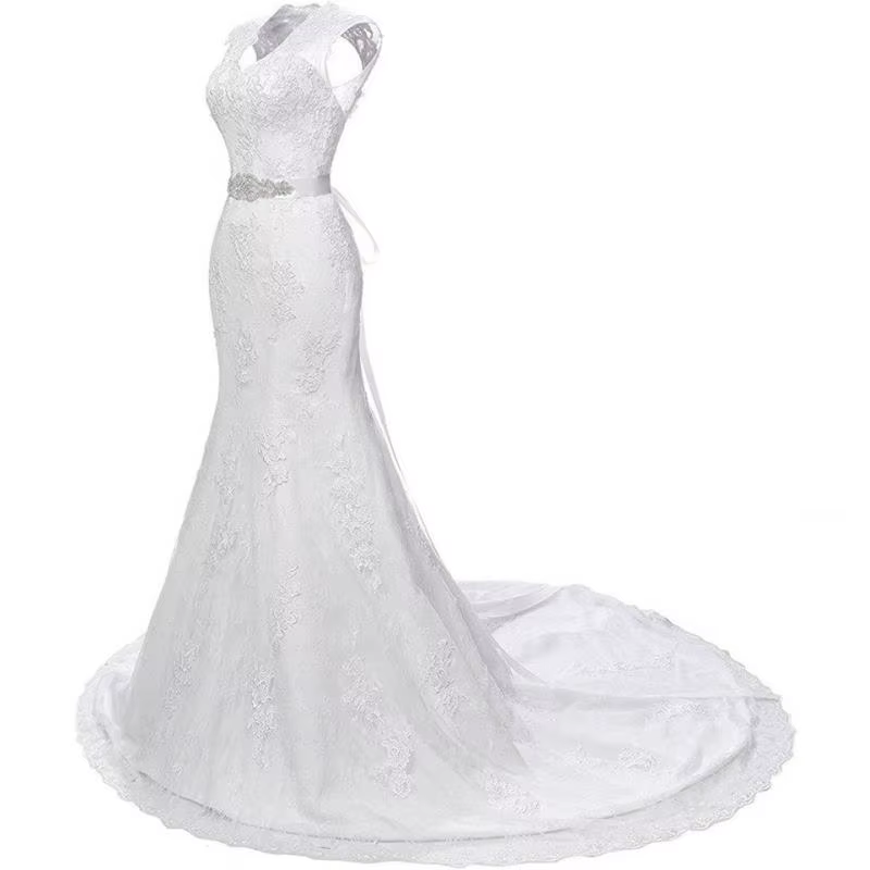 Robe de mariée en queue de poisson