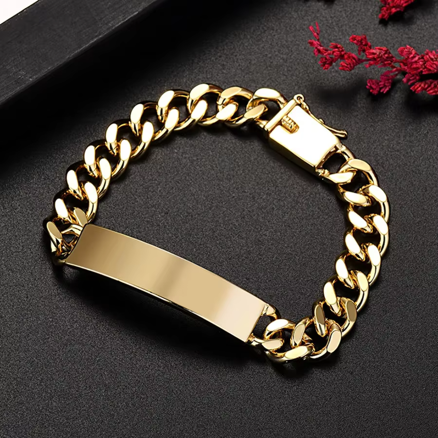Bracelets en or 18 carats pour hommes et femmes