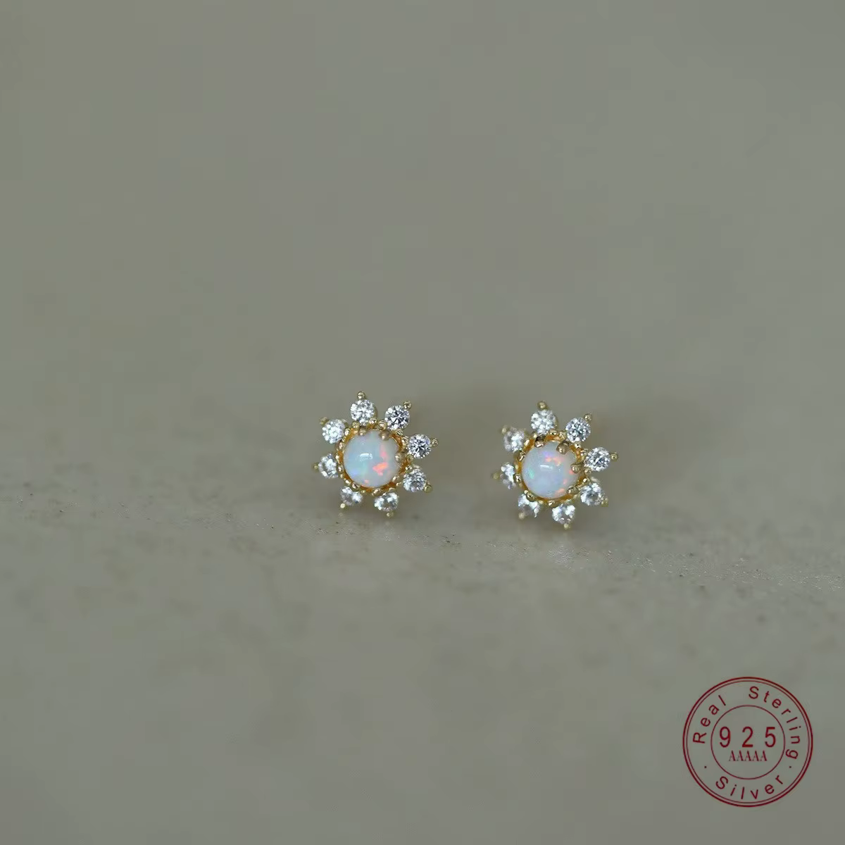 Boucles d'oreilles géométriques en argent Sterling 925 pour femmes