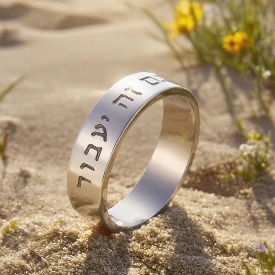 Dawapara – bague avec lettre hébreu