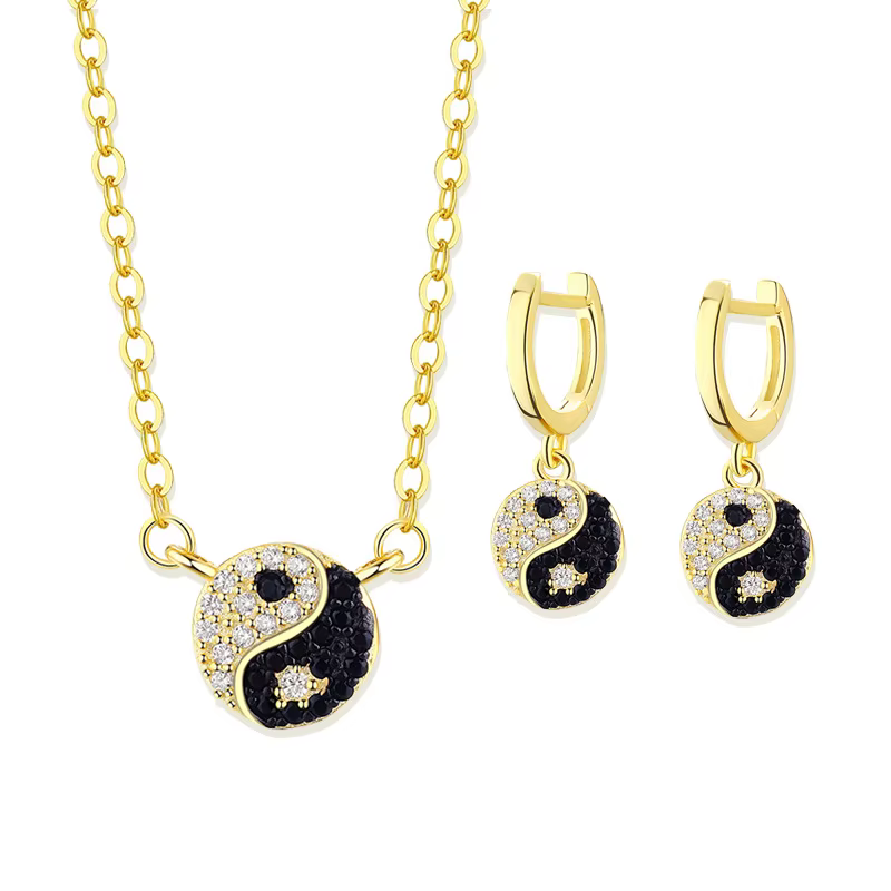 Amaiyllis-Ensemble de bijoux en argent regardé 925