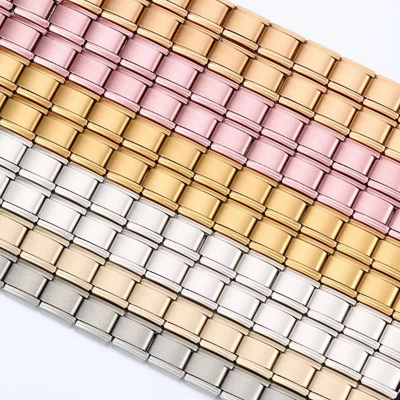 Bracelet modulaire en acier inoxydable pour hommes et femmes