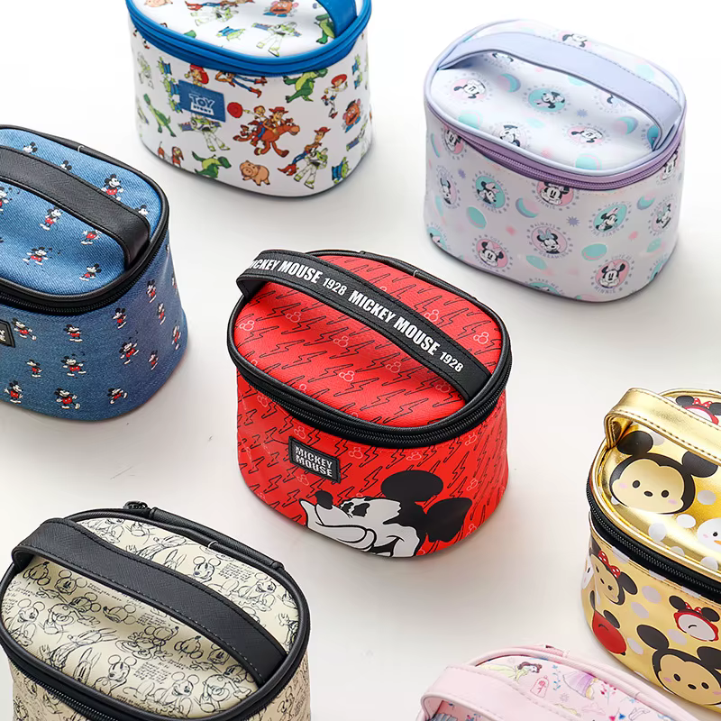 Sacs à cosmétiques multifonctions originaux Disney Mickey Minnie pour femmes