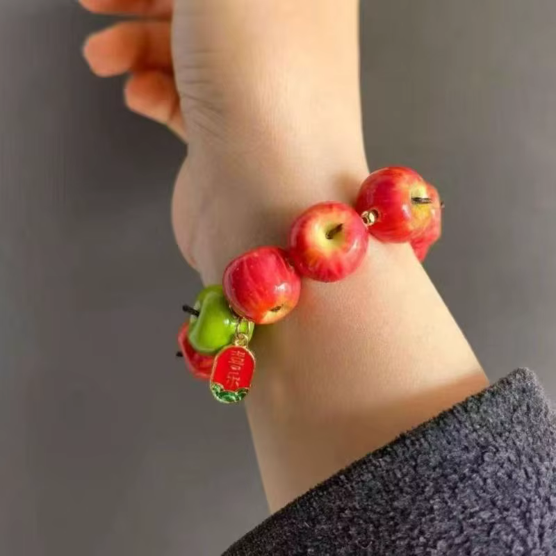 ☺ Bracelet perlé créatif en forme de fruits