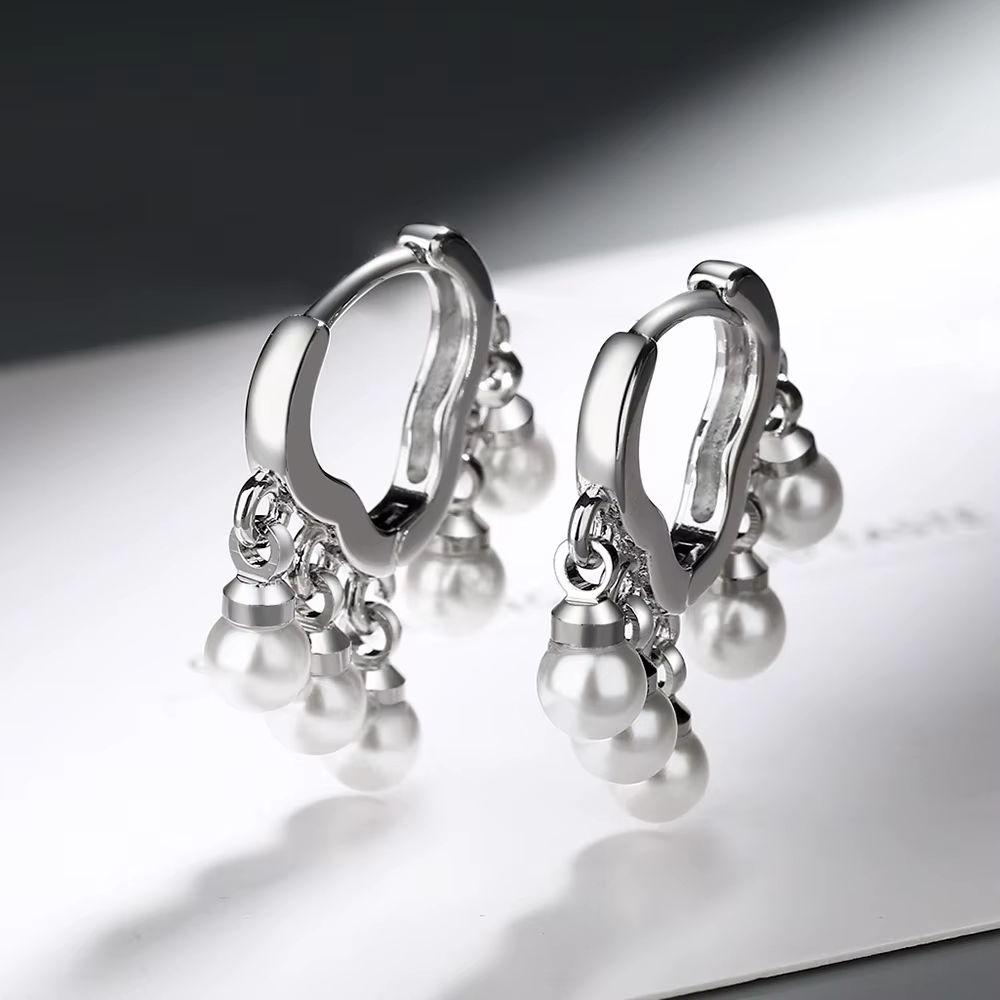 Boucles d'oreilles en argent Sterling 925 pour femmes