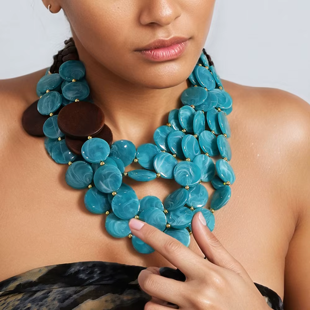 Collier de perles bohème fait à la main pour femmes et filles