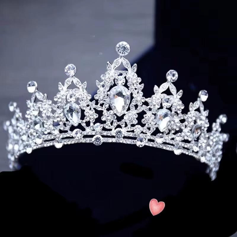 Diadème de cheveux de mariage en cristal
