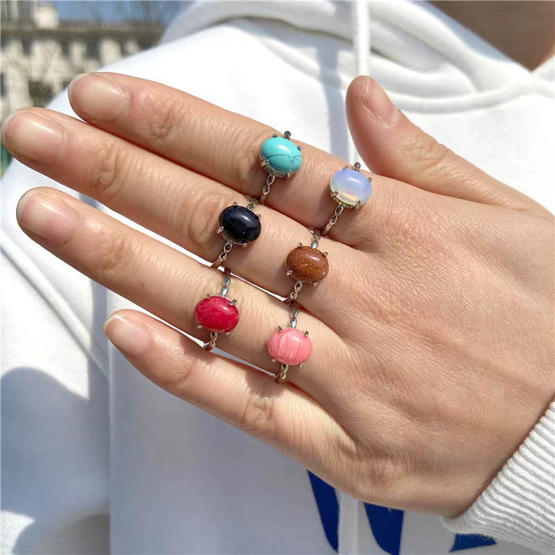 Bague en pierre naturelle pour femme
