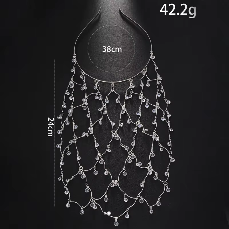 Accessoire de cheveux en maille européenne